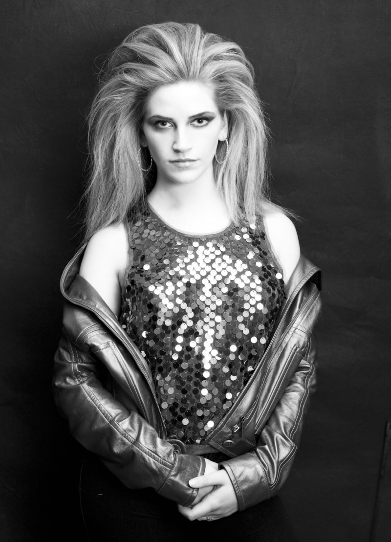 Female model photo shoot of Kate Heinzinger by Christophe V, makeup by Celeste von Damon