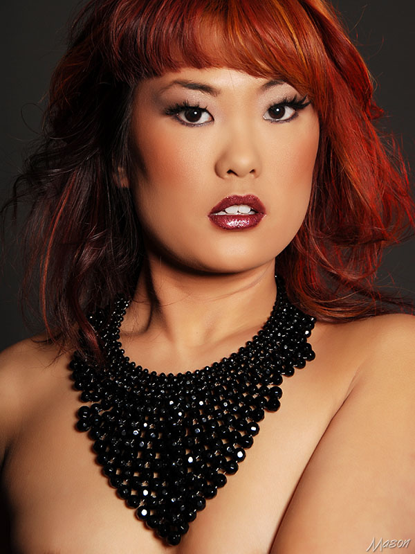 Female model photo shoot of J Zendaya by Mason Hladun in Saint Paul, MN, makeup by Kimberly Steward