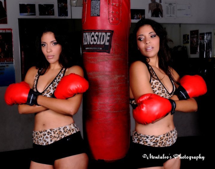 Female model photo shoot of ellease aponte by Montalvos Photography in Rene's Dynamic Gym, makeup by Perry L Oakley