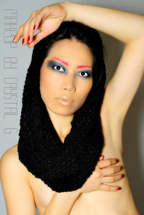 Female model photo shoot of makeupbycrystalg in Photography Julian Jones