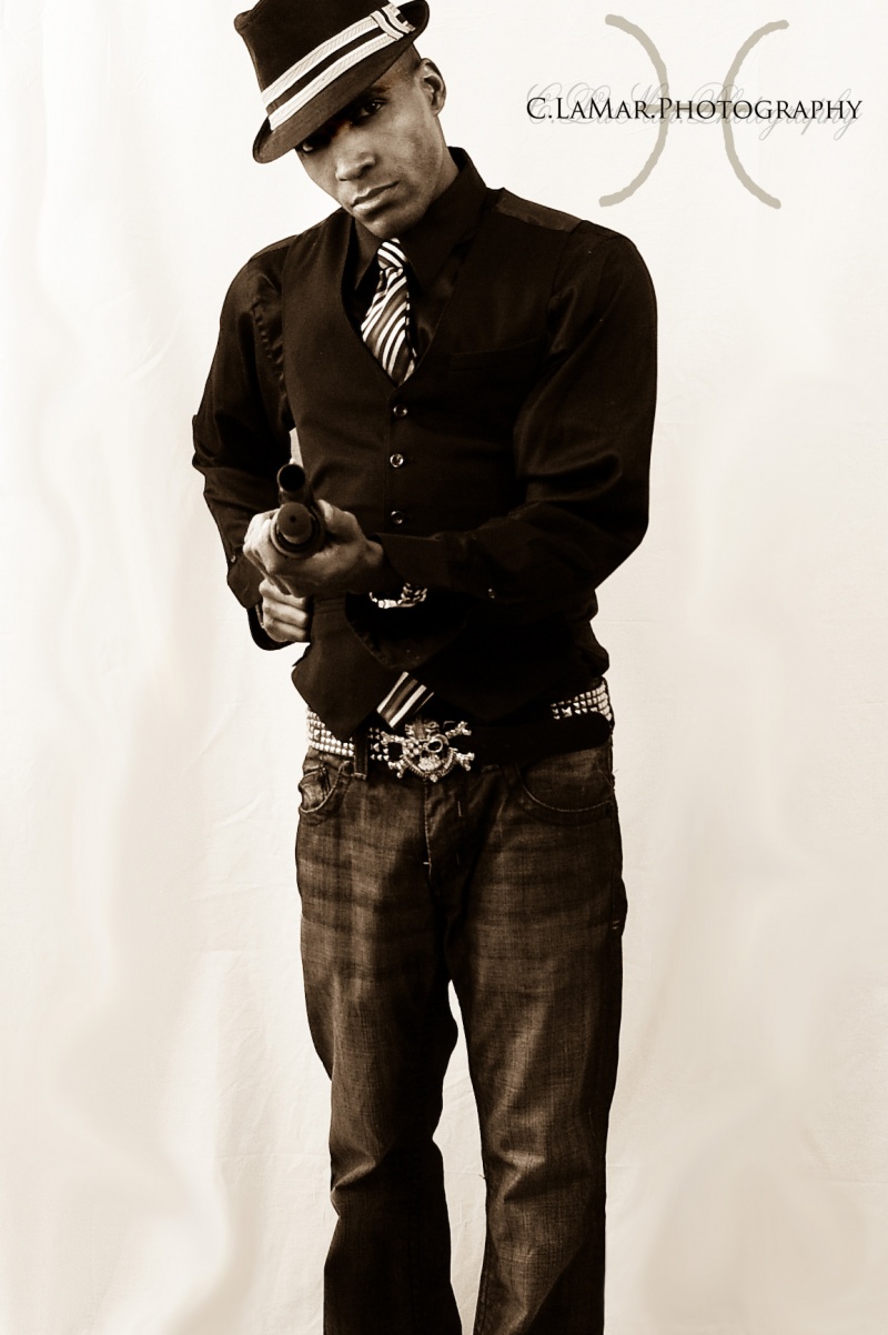 Male model photo shoot of CoreyLaMarPhotography in Home Studio