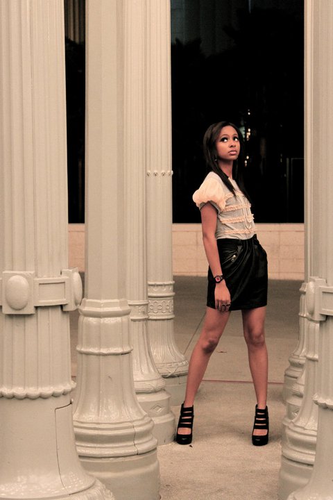Female model photo shoot of Ciara Chyanne in LACMA