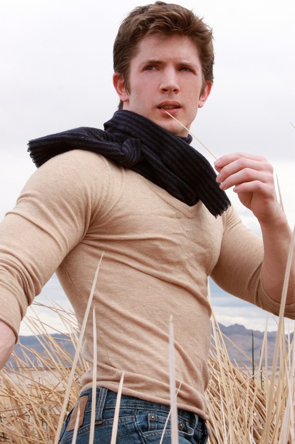 Male model photo shoot of michaeloneal13 in Nevada desert