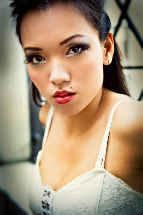 Female model photo shoot of Angel Tran by Diana Daley Photography in Downtown Savannah, makeup by MsRitaJanay
