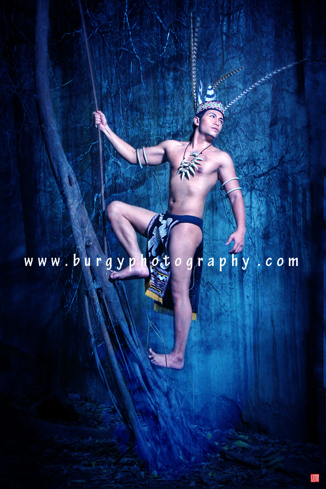 Male model photo shoot of burgy in jakarta/ indonesia, makeup by dedenro