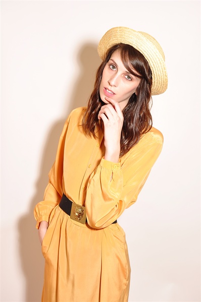 Female model photo shoot of Kelsey Kleinman, clothing designed by Bear Cat