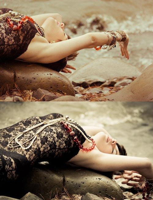 Female model photo shoot of Keseken by Liberty Kifer