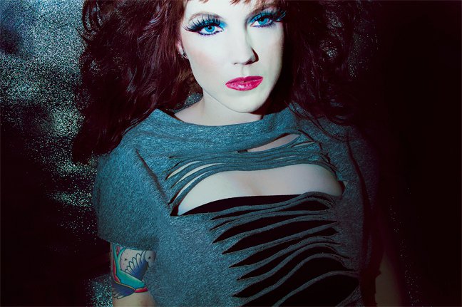 Female model photo shoot of Tiffany Rose Thomas in Lucky Cat Tattoo - Las Vegas