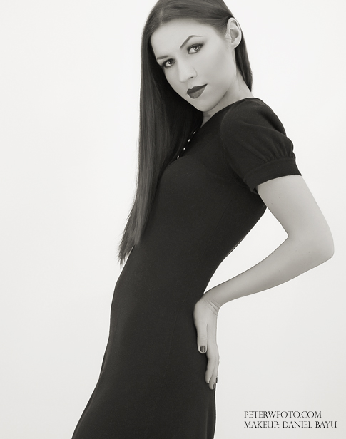 Female model photo shoot of YuliaS by Peter Wodarczyk, makeup by Daniel Bayu