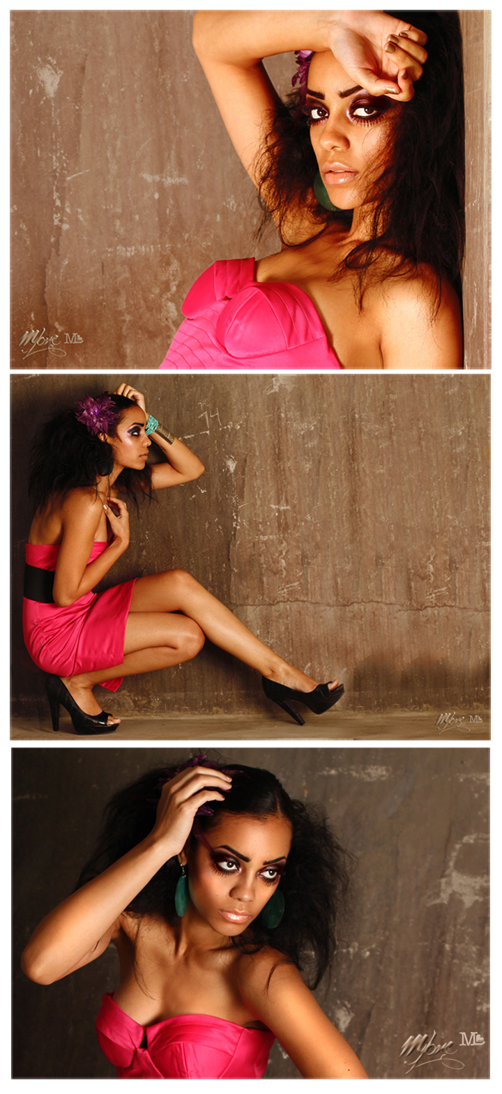 Female model photo shoot of Kytia Lamour by MLove Photography, makeup by MLoveStudio Photography