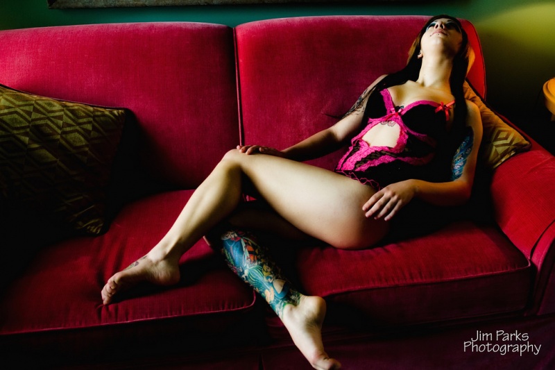Female model photo shoot of Dahlia de Vil by Jim Parks in sacramento