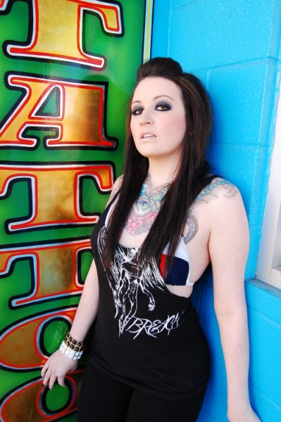 Female model photo shoot of TattsMgee in Inkfluence Tattoos, Lubbock,TX