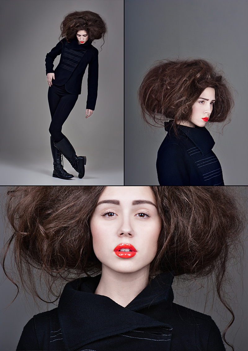 Female model photo shoot of Heather B Simon and Casstronaut by Photos by Liam Gillies, hair styled by Heather B Simon