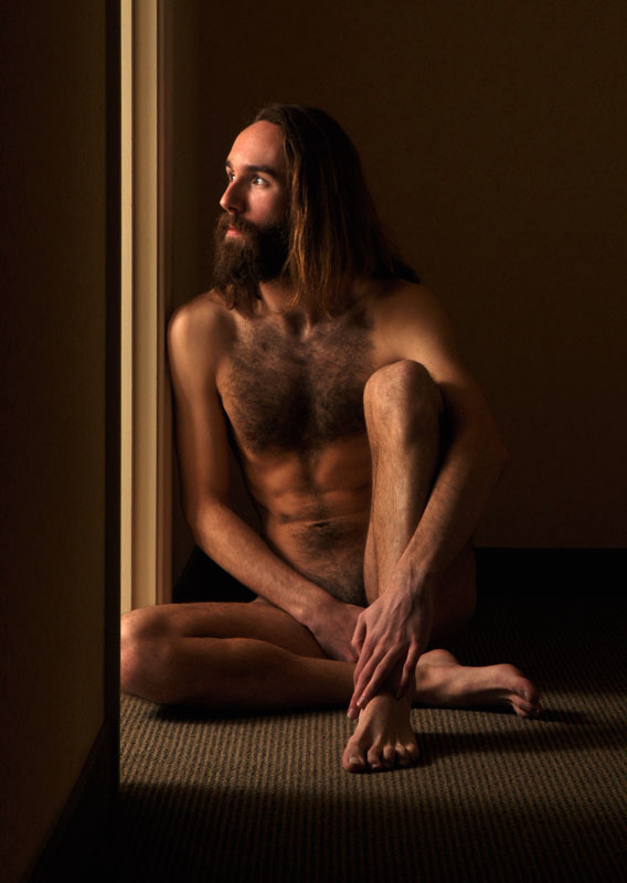 Male model photo shoot of Barefoot Flash Nude by YogaBear Studio