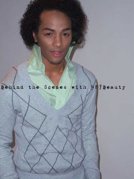 Male model photo shoot of Kee Phillips, makeup by 987Beauty