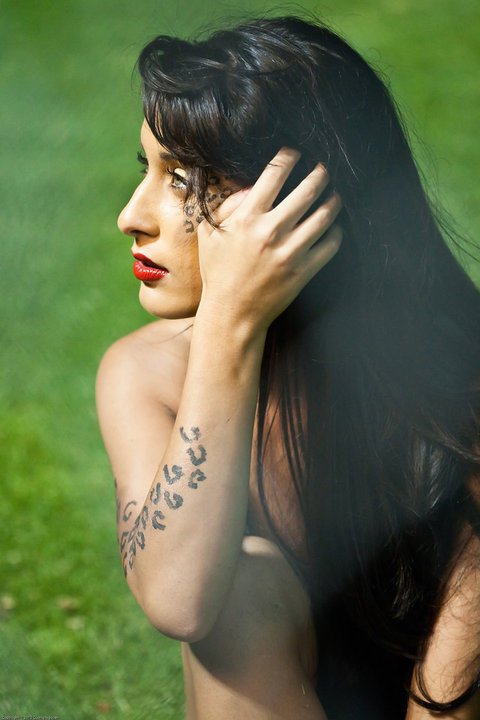 Female model photo shoot of Allison Noelle Makeup  