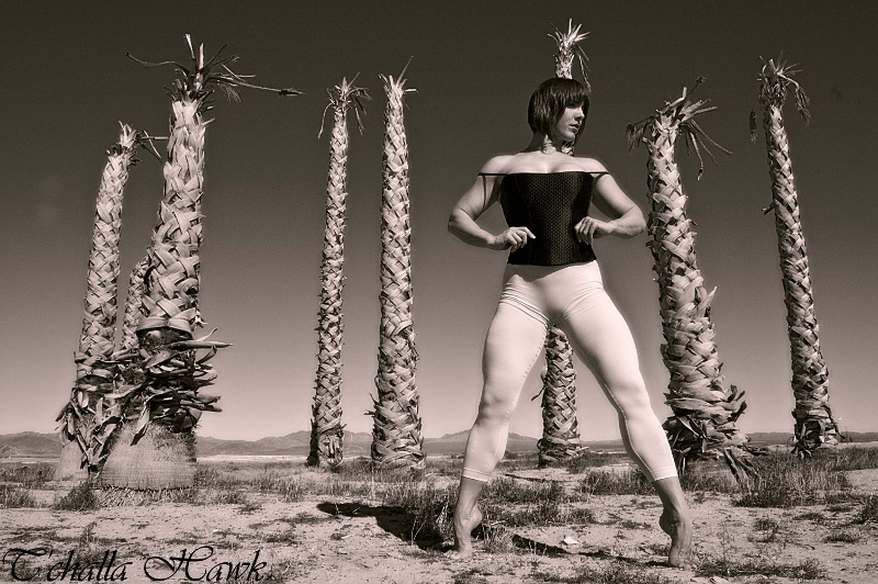 Female model photo shoot of Viveca Strong in Mohave Desert, CA