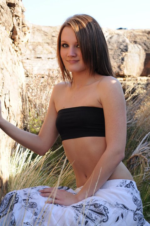 Female model photo shoot of Ashley Nicole Broach in Petrocliffs, Santa Clara Utah