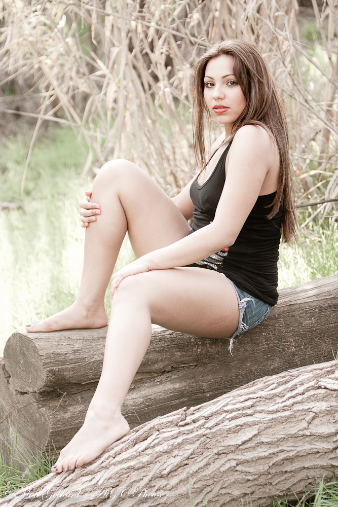 Male and Female model photo shoot of MG of AGC Photos and Roxy Angulo in Hart Park - Bakersfield, CA