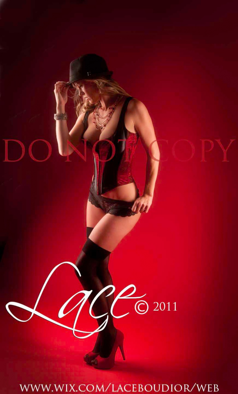 Female model photo shoot of LACE boudoir