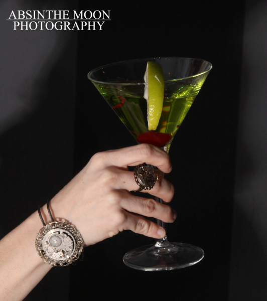Female model photo shoot of Stephanie Raye by Absinthe Moon in Victor Hotel Lounge (Chicago, IL)