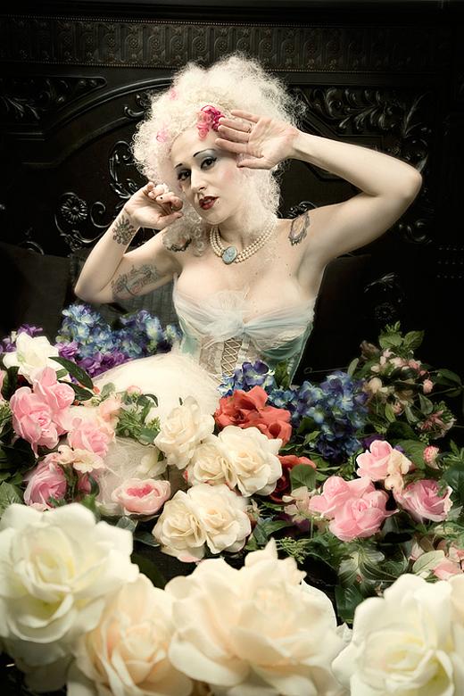 Female model photo shoot of Dead Darling Dolly