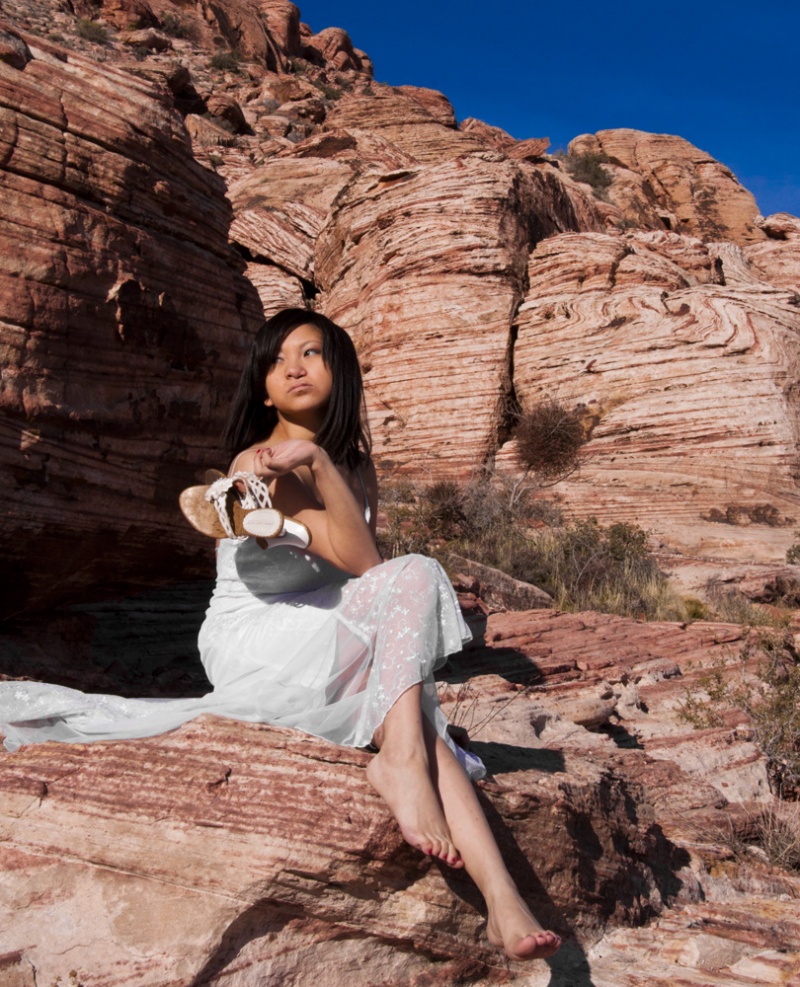 Female model photo shoot of JKoh in Red Rock - Las Vegas, NV
