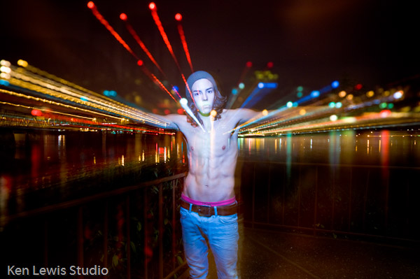 Male model photo shoot of Ken Lewis Studio in Portland