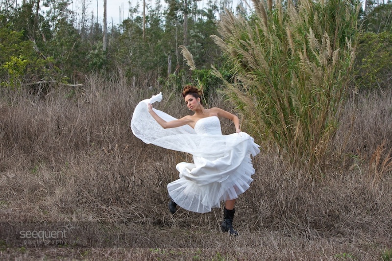 Male and Female model photo shoot of Ryan Cohen and Michelle Chaffardet in Everglades, hair styled by Nisha R, makeup by Effie Limor