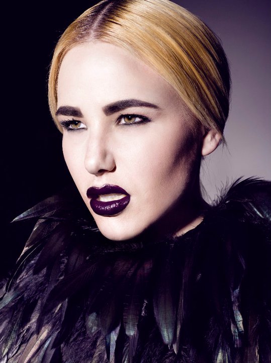 Female model photo shoot of P Ambroise Makeup