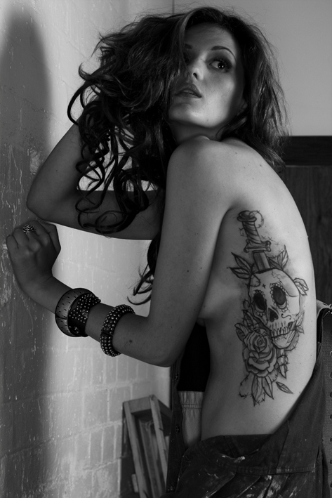Female model photo shoot of Justine Crameri and Jennifer Melendez by S L Dixon in Studio 35 @ Ironside, Kensington