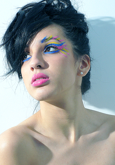 Female model photo shoot of Luz G by francisco mattey