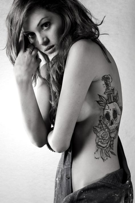 Female model photo shoot of Justine Crameri by S L Dixon in Studio 35 @ Ironside, Kensington