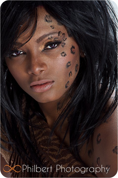 Female model photo shoot of C H A N T A I N by Philbert Photography in CatWalk Studioz Laurel, Maryland