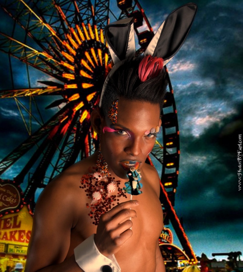 Male model photo shoot of Phoenix Nouveau  by PhotosByEarl Studio in Las Vegas, NV, makeup by Abels beauty emporium
