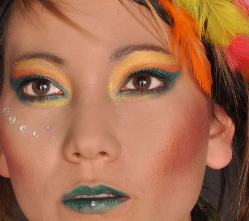 Female model photo shoot of Makeup Art Design