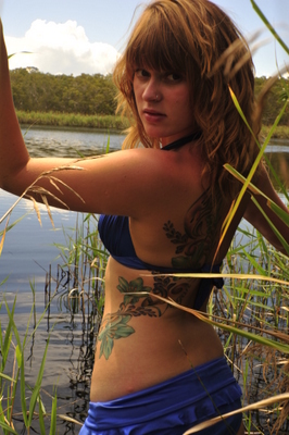 Female model photo shoot of Amy Guerrier in Tea Tree Lakes - Byron Bay