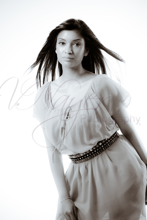 Female model photo shoot of VNayer Photography in Studio