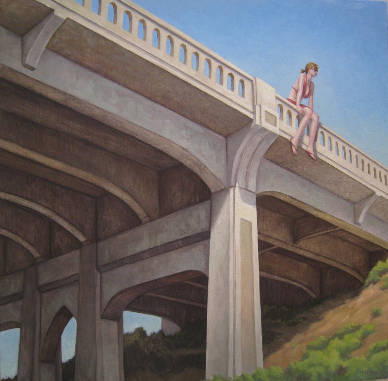 Male model photo shoot of Tony Peters Art in Torrey Pines Bridge, Pacific Coast Highway, San Diego