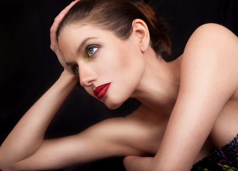 Female model photo shoot of At Katrinas Makeup and Angela2323 by Yogesh Chaudhary
