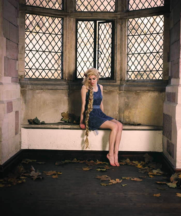 Female model photo shoot of EmilyBlank in Bishops Palace - Lincoln