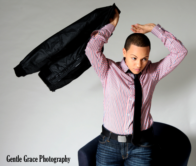 Male model photo shoot of GentleGrace Photography in Boston, MA, makeup by Chez Akuri Makeup Desig