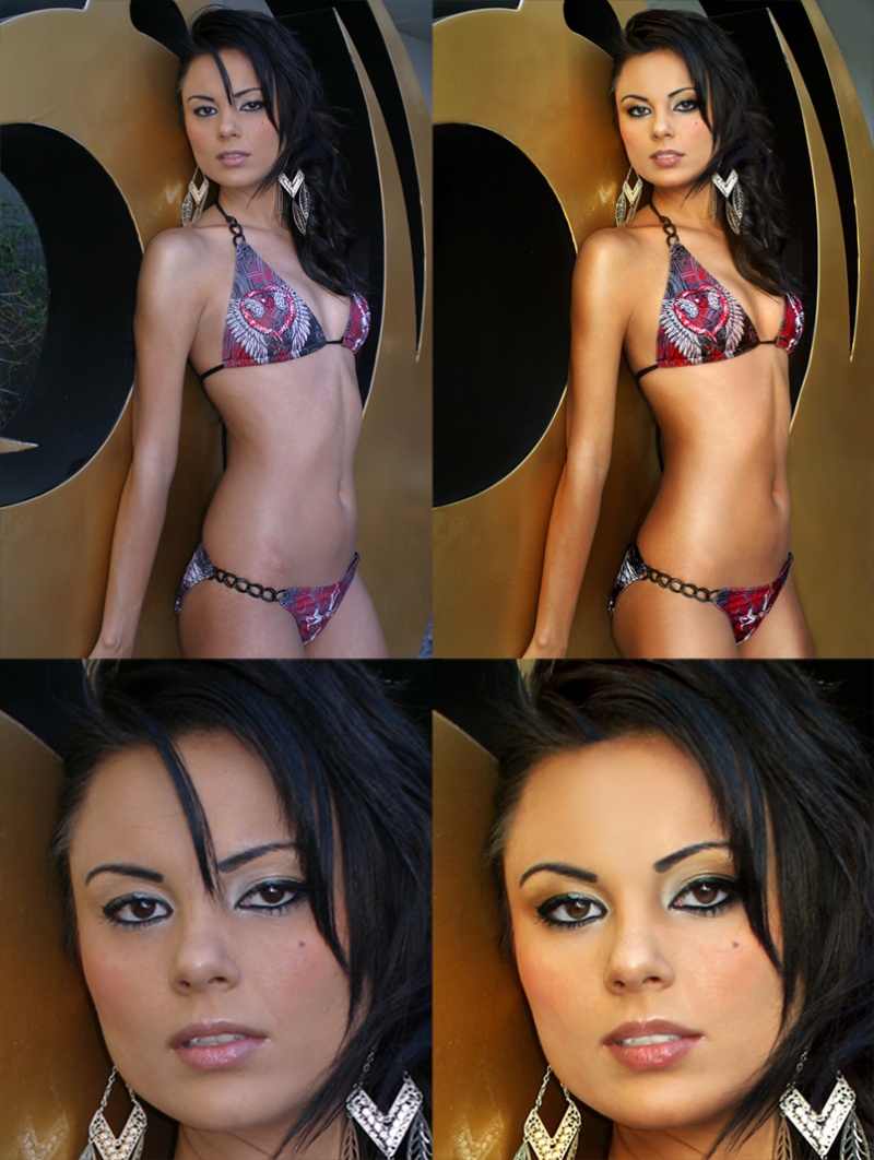 Female model photo shoot of Melcey Retouch by Mal Merino
