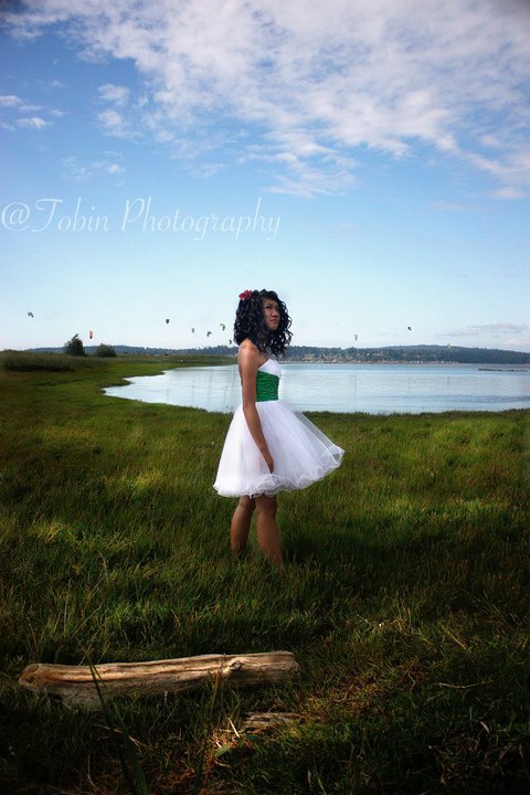 Female model photo shoot of Aleeza Denise in Jetty Island, Everett, WA