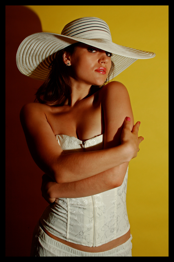 Female model photo shoot of Soare