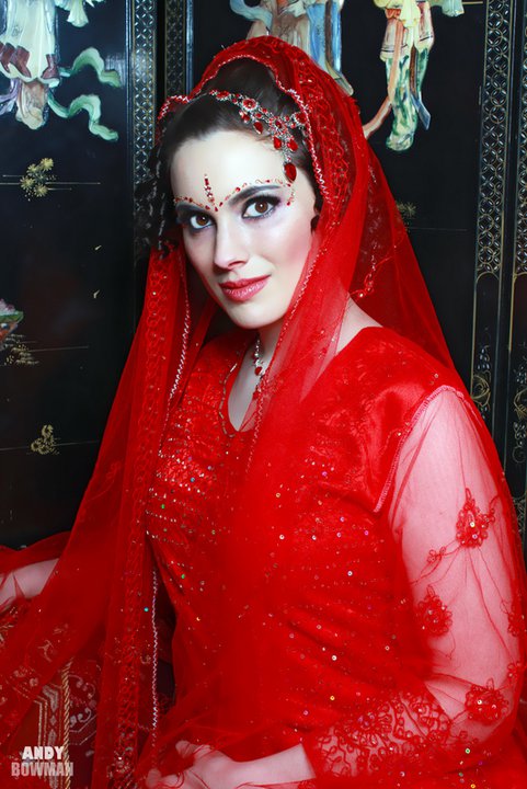 Female model photo shoot of Taniya Khan MUA by Andy Bowman - in Home, makeup by Taniya Khan MUA