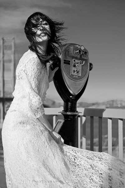 Female model photo shoot of Jenny JZ by Pavel Masek in Golden Gate Bridge area, San Francisco
