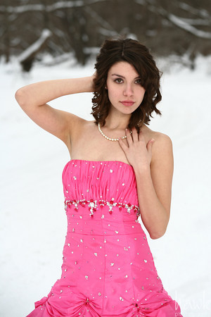 Female model photo shoot of Courtney Lynn by Hawk Photography in Racine's Frozen River