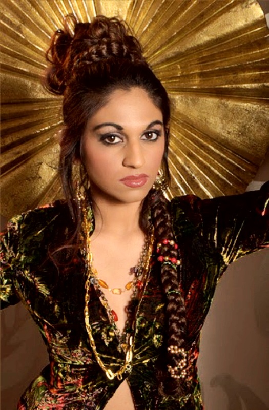 Female model photo shoot of Sunita Jagroo by Alan Luckey Photography, clothing designed by marian collier