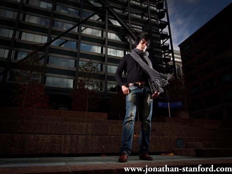 Male model photo shoot of Jonathan Stanford Photo and AntN in London